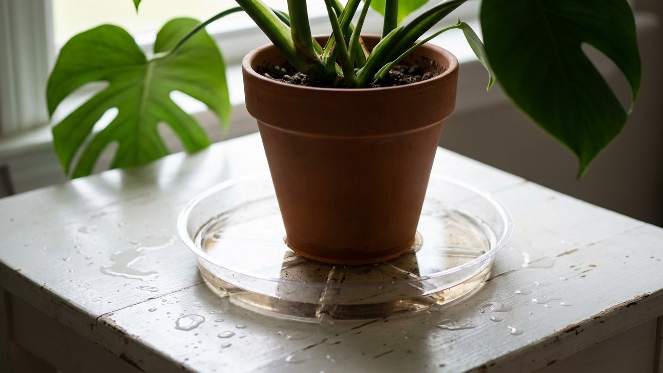 J’ai laissé la coupelle de mon monstera pleine toute la canicule juste pour qu’il ne manque pas d’eau : au bout d’un mois,...