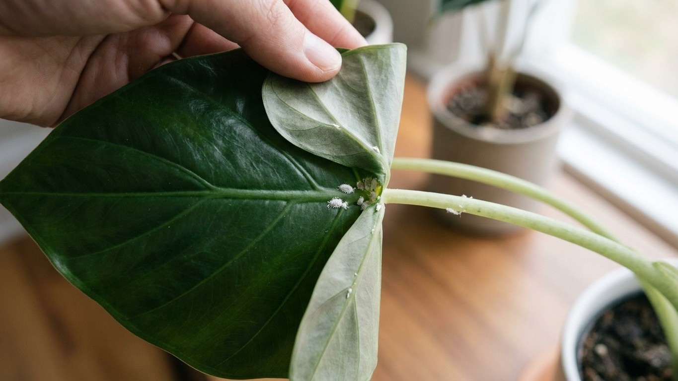 Je pulvérisais du savon noir sur les feuilles de mon alocasia depuis des semaines : un horticulteur m'a montré que je ne v...