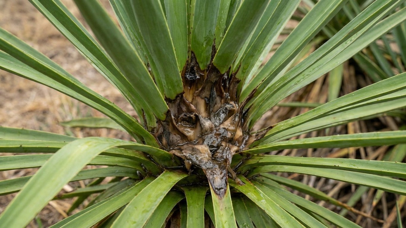 Mon yucca reçoit son eau au milieu des feuilles depuis deux ans : le jour où j’ai écarté la couronne pour vérifier, j’ai v...