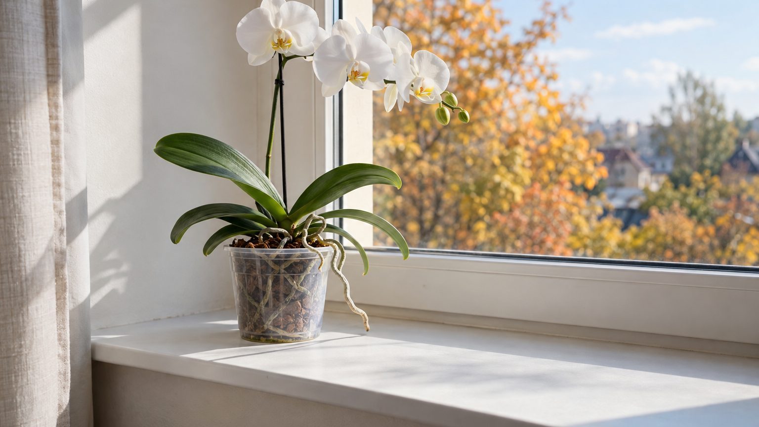 Orchidée racines qui sortent du pot : faut-il les couper, les enterrer ou rempoter ?
